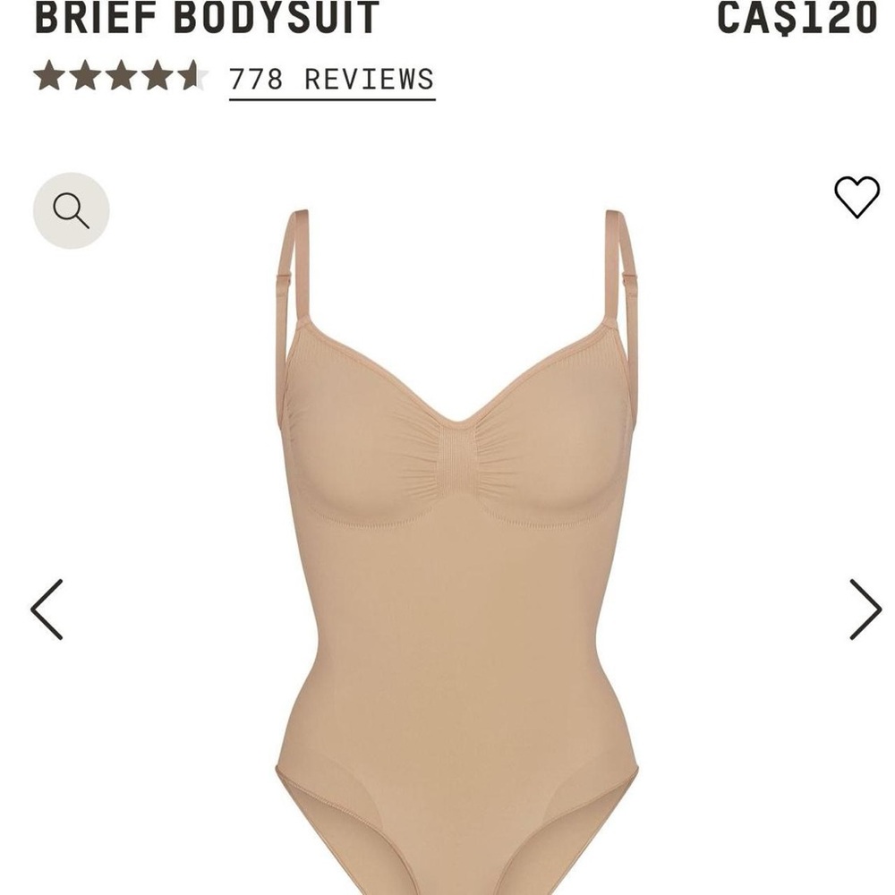 Skims seamless sculpt brief bodysuit